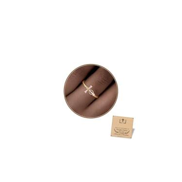 Imagem de Btysun Anéis de cruz para mulheres, presentes cristãos, ajustáveis, anéis de ouro não manchados, presentes católicos de confirmação religiosa para sua filha, irmã, fé, joias de batismo, Aço inoxidável