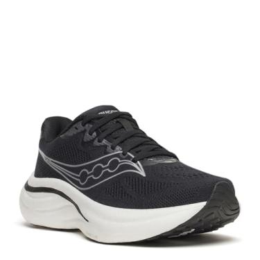 Imagem de Saucony Tênis masculino Ride 19, Preto/prata, 38