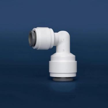 Imagem de Encaixe 1/10.2 cm 3/20.3 cm tubo OD 90 graus cotovelo POM conector de encaixe rápido para aquário RO filtro de água sistema de osmose reversa (6,35 mm-9,52 mm)