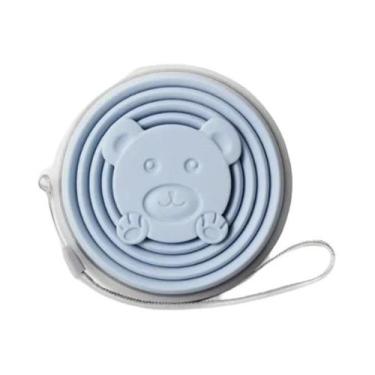 Imagem de Copo De Viagem Dobrável De Silicone 180/320ML Reutilizável Com Tampa P