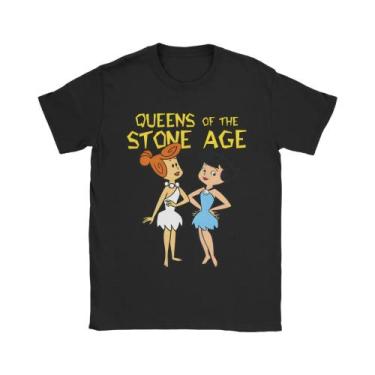 Imagem de Camiseta Masculina 100 Algodão Com Gola Redonda E Manga Curta Queens o