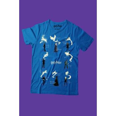 Imagem de Camiseta Harry Potter Patronos - Piticas, G2, Azul skyline, Unissex
