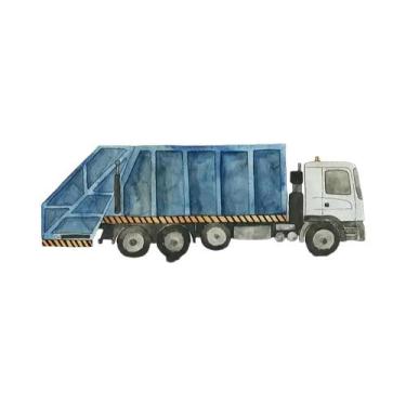 Imagem de Decoração Para Quarto Infantil, Pôster De Carro De Brinquedo Em Aquare