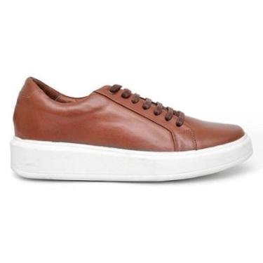 Imagem de Tênis Masculino Couro Confort Sneaker Casual Premium-Masculino