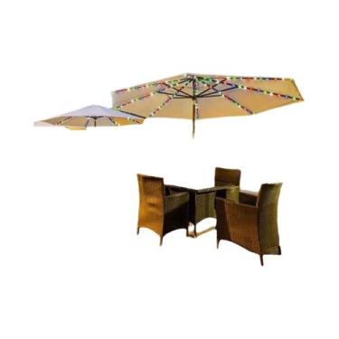 Imagem de Luzes De Guarda-Chuva À Prova d'Água Com 104 LEDs, Controle Remoto, 8 