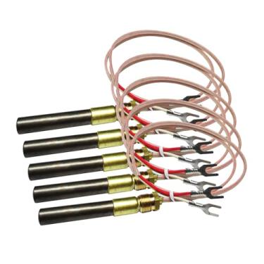 Imagem de Termopar de 750 mv para aquecedor de calor Glo, acessórios de substituição de lareira e fogão termopilha de lareira para fogões a gás calor e fogão a gás Glo aquecedor de água e forno de fritura