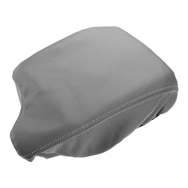 Imagem de A ABSOPRO Cobertura do apoio de braço do assento do console central do carro tampas protetoras de armazenamento guarnição para Honda Accord 2013-2017 cinza