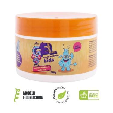Imagem de Gel De Cabelo Infantil Efeito Cola Fixador 250g Kids Siles