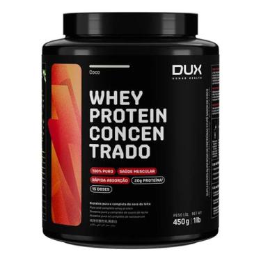 Imagem de Whey Protein Concentrado DUX 450g Sabor Coco - Dux Nutrition, Coco