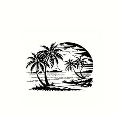 Imagem de MotiveTech Adesivo para capô de carro, instalação simples, decoração para carroceria, adesivos laterais, adesivo para porta de veículo recreativo, SUV, ônibus, Preto