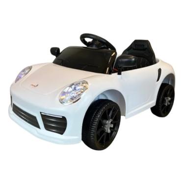 Imagem de Mini Carro Elétrico Infantil 6v Com Luz Até 30kg Branco - BW394BR