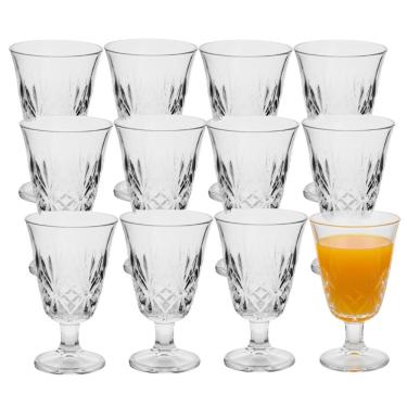 Imagem de Jogo 12 Taça De Vidro Para água Suco Turim Lotos Em Casa Tem 230ml