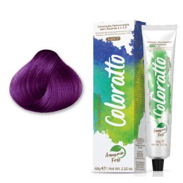 Imagem de Coloração Sem Amônia Coloratto Itallian Profissional 60g COR:0.20 Purp