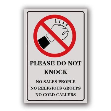 Imagem de Sinal de aviso: 10 unidades/lote. Por favor, não bata em nenhum vended