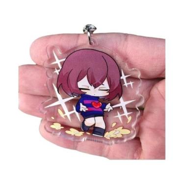 Imagem de Jogo UNDERTALE Frisk Sans Flowey Toriel Trajes Cosplay Anime Chaveiro 