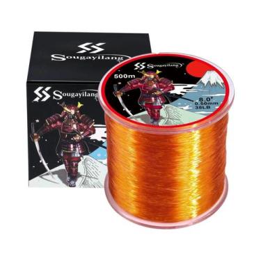 Imagem de Linha De Pesca De Nylon Super Forte Sougayilang 7-38lb 500M Com Revest