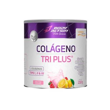 Imagem de Colágeno Verisol Tri Plus Tipo 1 Tipo 2 e 3 - 210g Bodyaction -, Pink 
