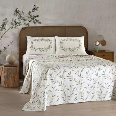 Imagem de Jogo de Cama Casal Percal 180 Fios Algodão Maite Dohler - Döhler