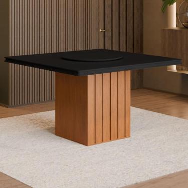Imagem de Mesa de Jantar Quadrada com Tampo Giratório 8 Lugares Multimóveis CR50231