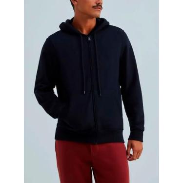 Imagem de Jaqueta Moletom Hering 04RJ Masculina Capuz Algodão T. P/XXG, G, N10, 