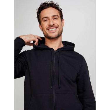 Imagem de Jaqueta Moletom Hering 04RJ Masculina Capuz Algodão T. P/XXG, M, M2h, 