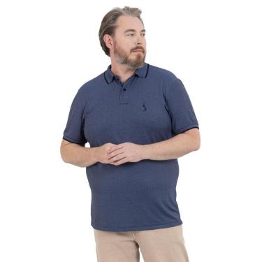 Imagem de Camisa Polo Plus Masculina Piquet Conforto