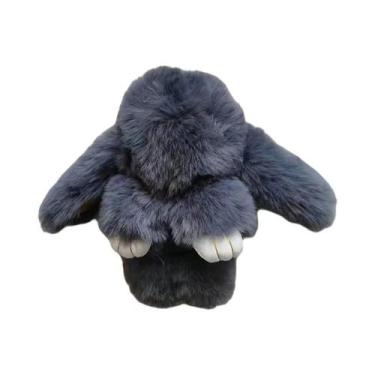 Imagem de Chaveiro De Coelho De Desenho Animado Fofo De 15CM Com Pelo Real, Char