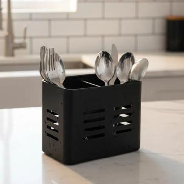 Imagem de Escorredor Porta Talheres Ferro Cozinha Organização - Clink