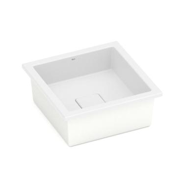 Imagem de Cuba Sobrepor e Embutir sem Mesa Terra T13 Blanco Matte