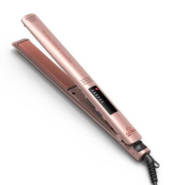 Imagem de Prancha Ga.ma Italy Elegance LED Keration Pro Rosa Profissional Bivolt