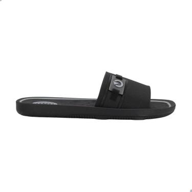 Imagem de Chinelo Masculino Cartago Slide Arizona Preto com Cinza