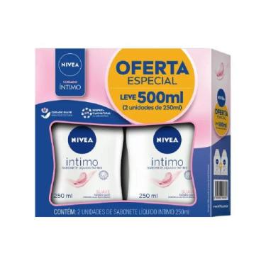 Imagem de Kit Sabonete Líquido Íntimo Nivea Refrescante Feminino 2x250ml