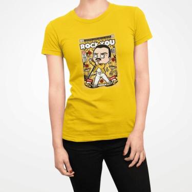 Imagem de Camiseta Poster Pop Style Inspiração FREDDY MERCURI Estampa DTF 100% A
