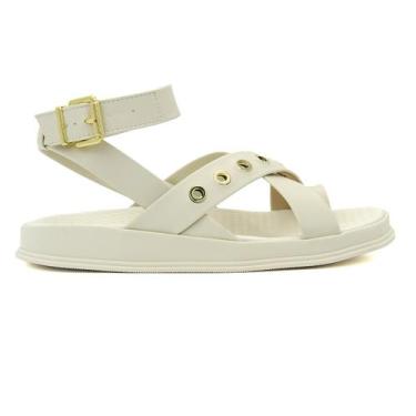 Imagem de Sandalia Moleca Original Papete Flatform Macia Feminino 104, 35, Off, 