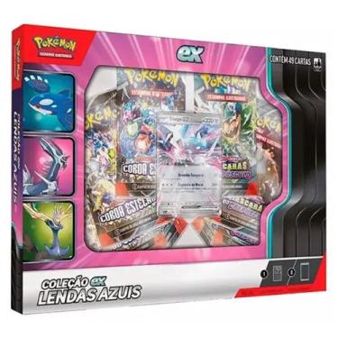Imagem de Box Pokémon Escarlate e Violeta Coleção EX Lendas Azuis Dialga EX Copa