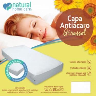 Imagem de Capa Protetora para Colchao Anti Acaro Girassol Natural Home Care Solt