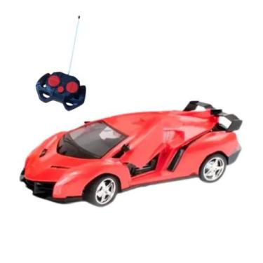 Imagem de Brinquedo Infantil Carrinho de Controle Remoto Super Sport Vermelho Zi
