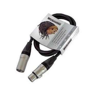 Imagem de Cabo Emborrachado Xlr Macho X Xlr Femea 1m Wireconex Mpbe-1