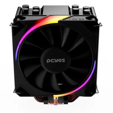 Imagem de Air Cooler Gamer PCyes RGB Frost Multi Black Vulcan Cpu Intel / Amd - Tdp 180w - PefpaRGBbv