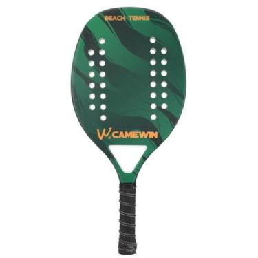 Imagem de Raquete Beach Tennis Carbono 3k 50x23 Cm 28 Furos Camewin