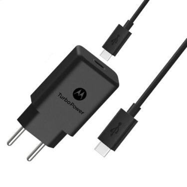 Imagem de Carregador Turbo Power Motorola 27W C/Cabo Usb-C - Original