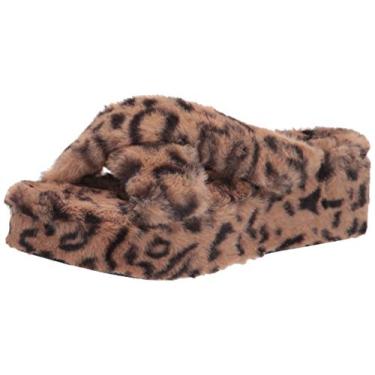 Imagem de Jessica Simpson Sandália rasteira feminina Talulla de pele sintética, Natural, 7