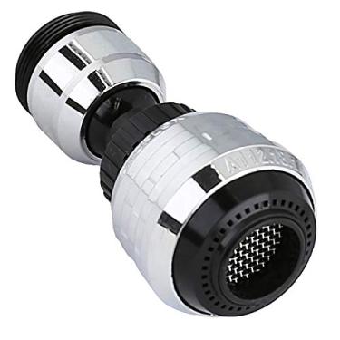 Imagem de SinkTastic Aerador e pulverizador giratório de 360 graus com acabamento preto e cromado