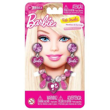 Imagem de Barbie Kit de Acessórios Colar e Brincos - Intek