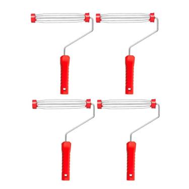 Imagem de 4 Unidades Suporte Garfo Sem Rosca Rolo Pintura 23cm - Atlas