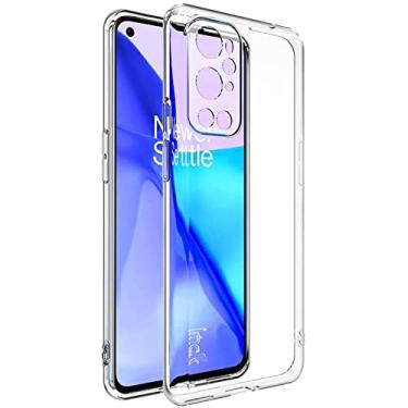 Imagem de Mobile phone accessories Para for OnePlus 9 Pro 5G IMAK UX-5 Series Transparent Choque à prova de choque Caixa protetora TPU phone case