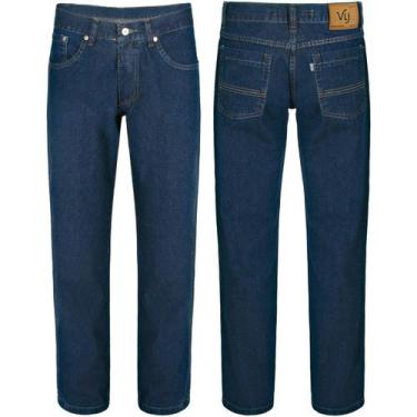 Imagem de Calça Jeans Masculina 46 Azul Vilejack - Cia Do Jeans