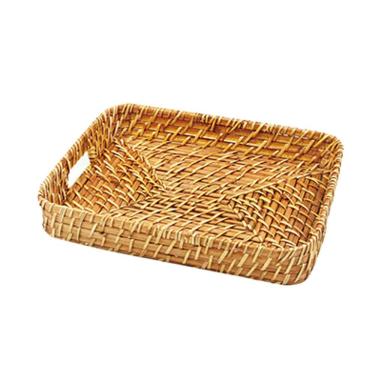 Imagem de Bandeja Retangular Rattan 29 cm Class Home