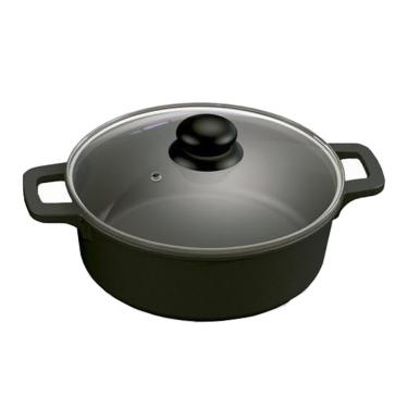 Imagem de Panela Ferro Fundido Nº 18 Tampa Vidro 1,5 Litros Faires