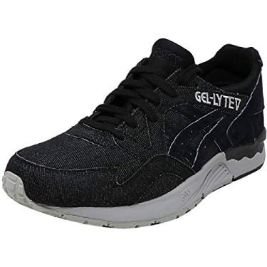 Imagem de ASICS Tiger Gel-Lyte V masculino, cinza médio/preto 34